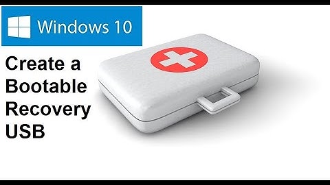 How to create a Recovery Disk in Windows 10