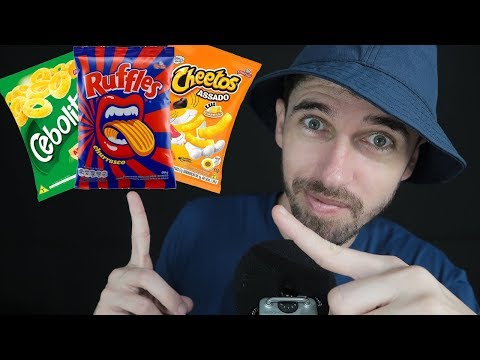 ASMR Comida - Testando Triggers Arrepiantes - [Comidas Crocantes]