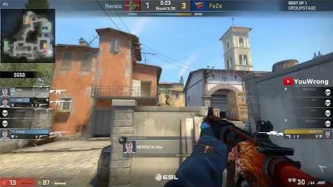 FaZe vs Heroic (Highlights Inferno) ESL ONE Cologne 2017