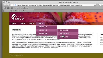 Create Navigation Menus with jQuery