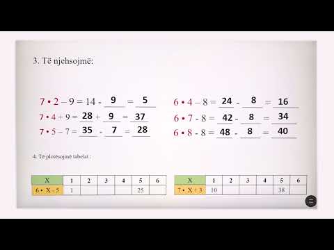 2 02 122 - Java 25 - Matematikë -  Shumëzimi me faktorin shumëzuesin 7 U