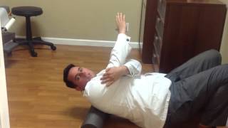 Self Massage Shoulder Tightness And Discomfort Away By Foam Rolling With San Jose Chiropractor