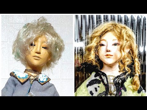 創作人形　少女　ラヴァンド　2024年製作 銀座人形館、創作人形・アンティーク人形の展示販売等の催事案内(過去) 人形
