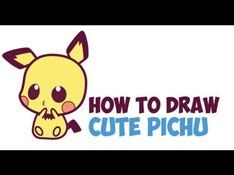 Pin by pao on paso a paso  Pikachu drawing, Cute easy drawings, Chibi  drawings