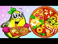 Pizza challenge  fast food vs healthy food  avocado couple diet