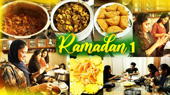 RAMADAN - 1 🤩 ആദ്യത്തെ നോമ്പ് ❤️ FIRST IFTAR | PULLOTHI