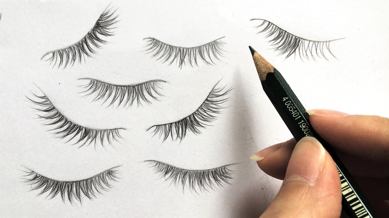 How To Draw An Eyelashes