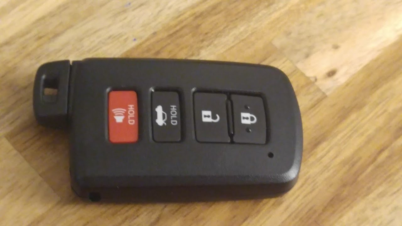 Toyota Avalon / Corolla / Camry Key Fob Battery Replacement - DIY - YouTube