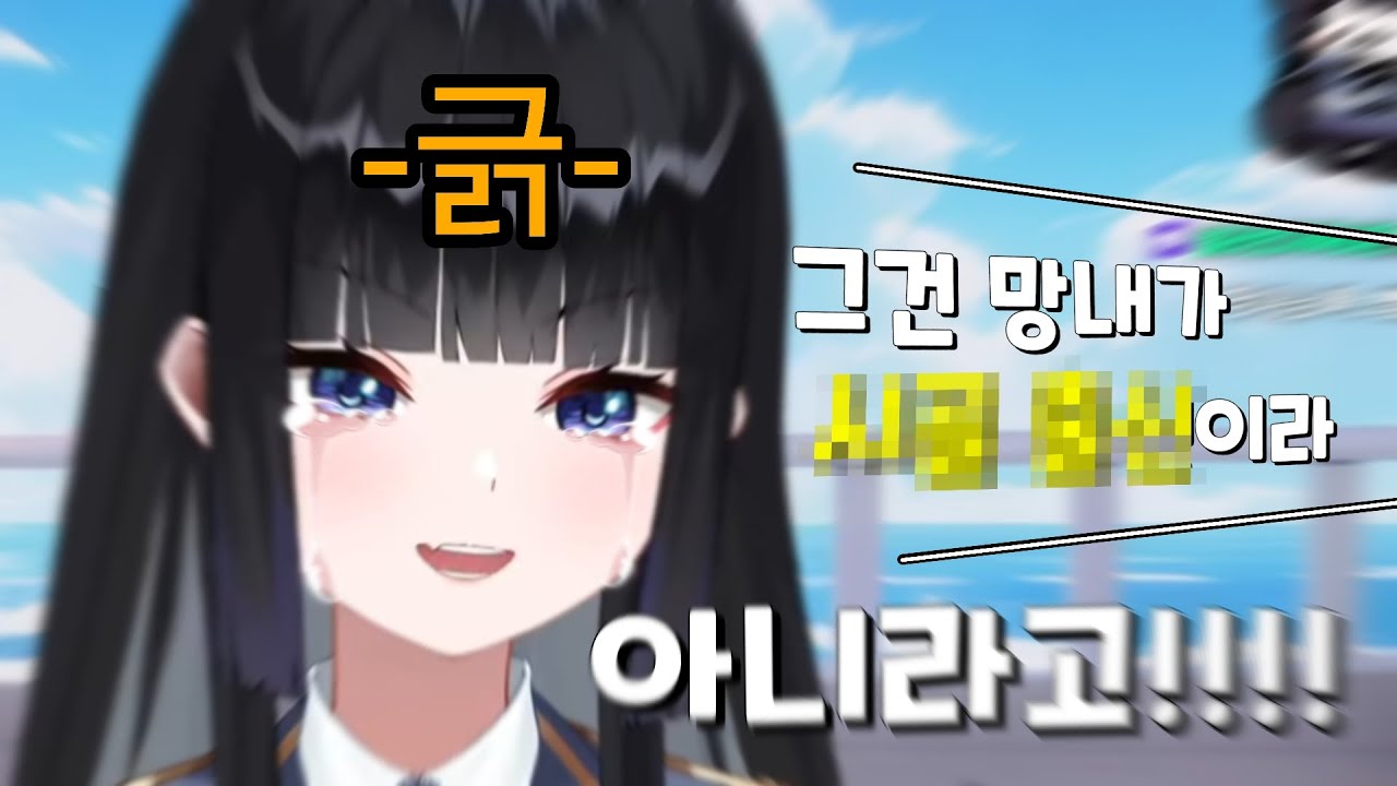 시청자한테 긁혀서 울어버린 망내