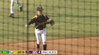 Flying Jackson Ham makes a great diving catch for Gold Coast in the Bronze Medal Game
