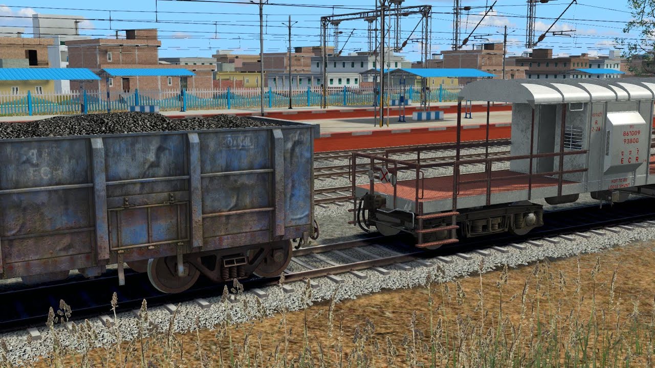 🌲Wag-9 Coupling Break Van To Coal Boxn || train videos indian railways games 