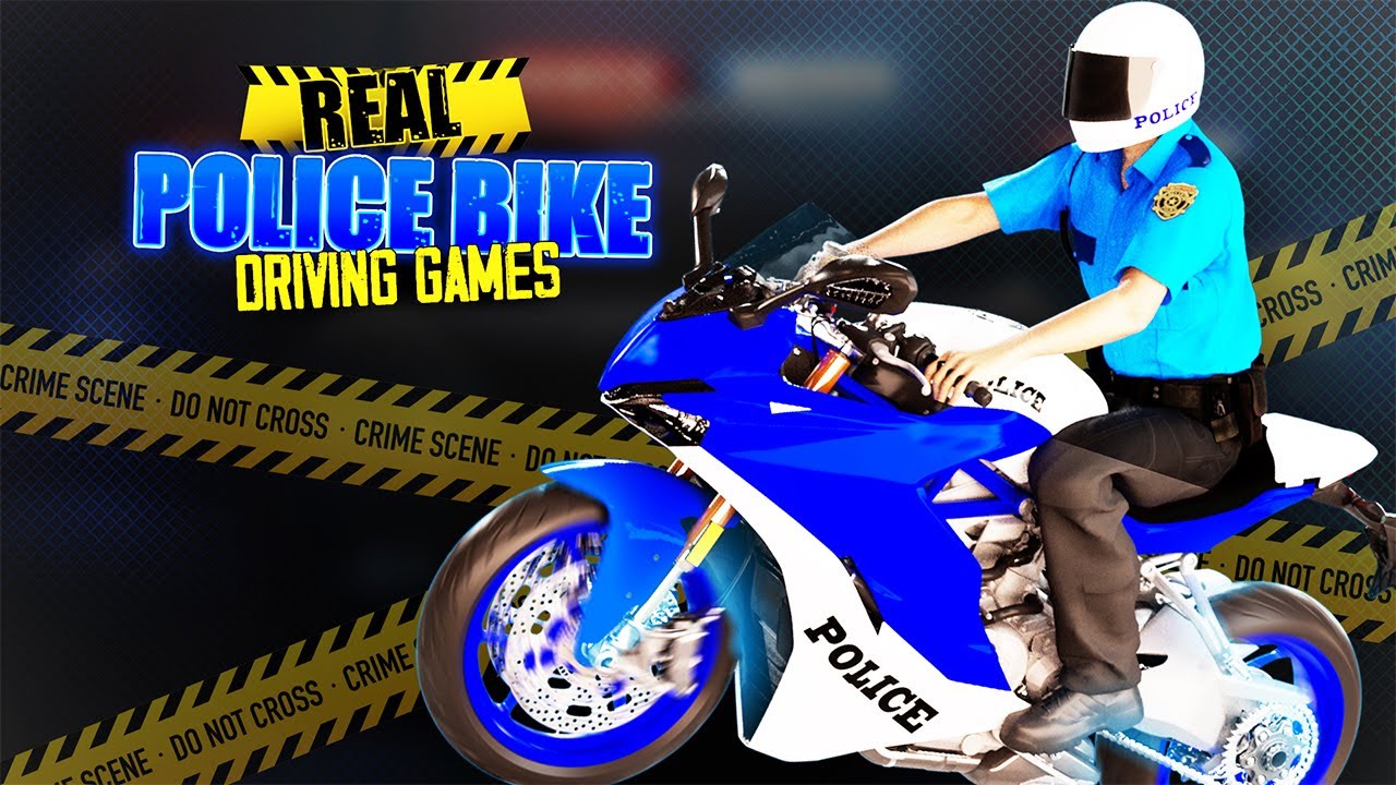 Real Police Bike Driving Games MOD APK cover