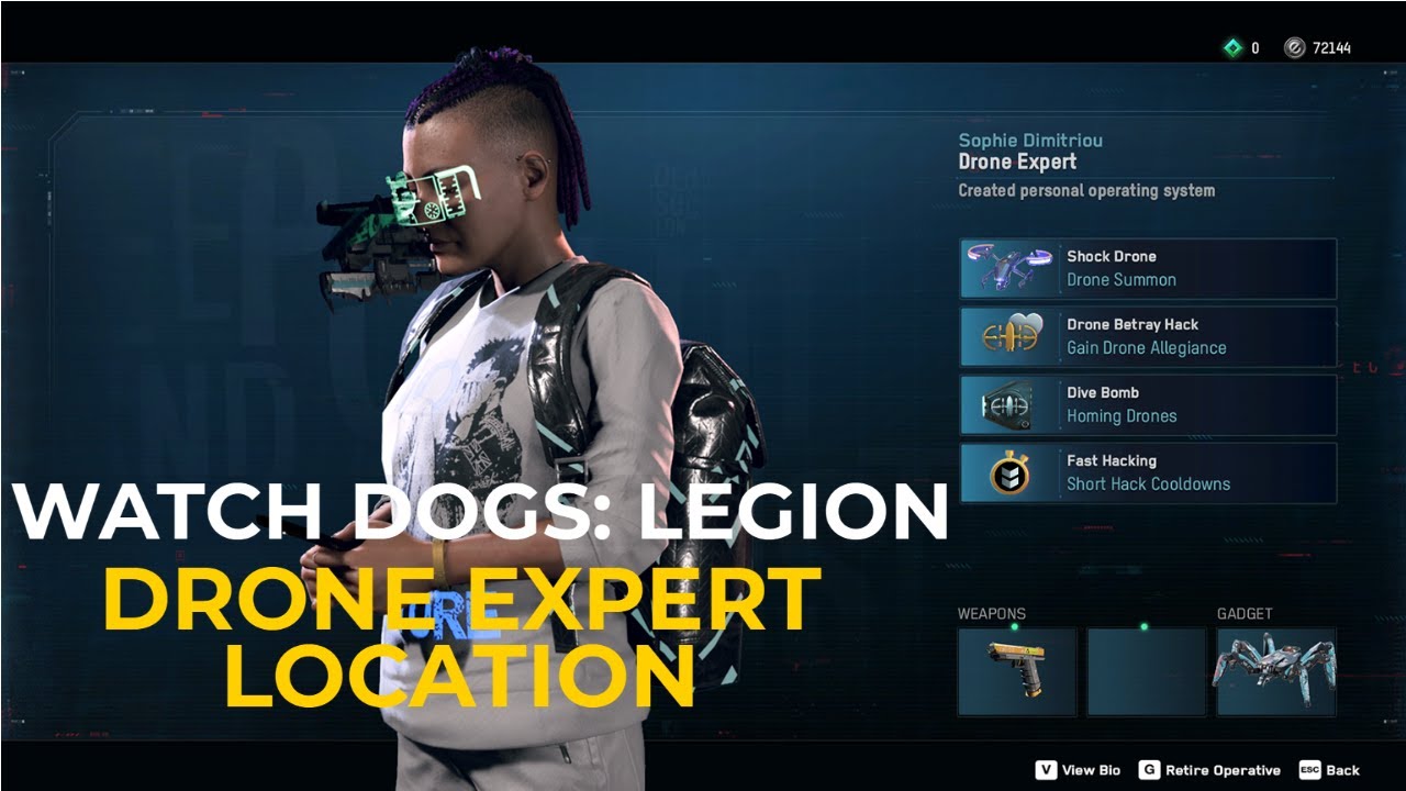 Watch Dogs Legion Best Location to Recruit Drone Experts YouTube