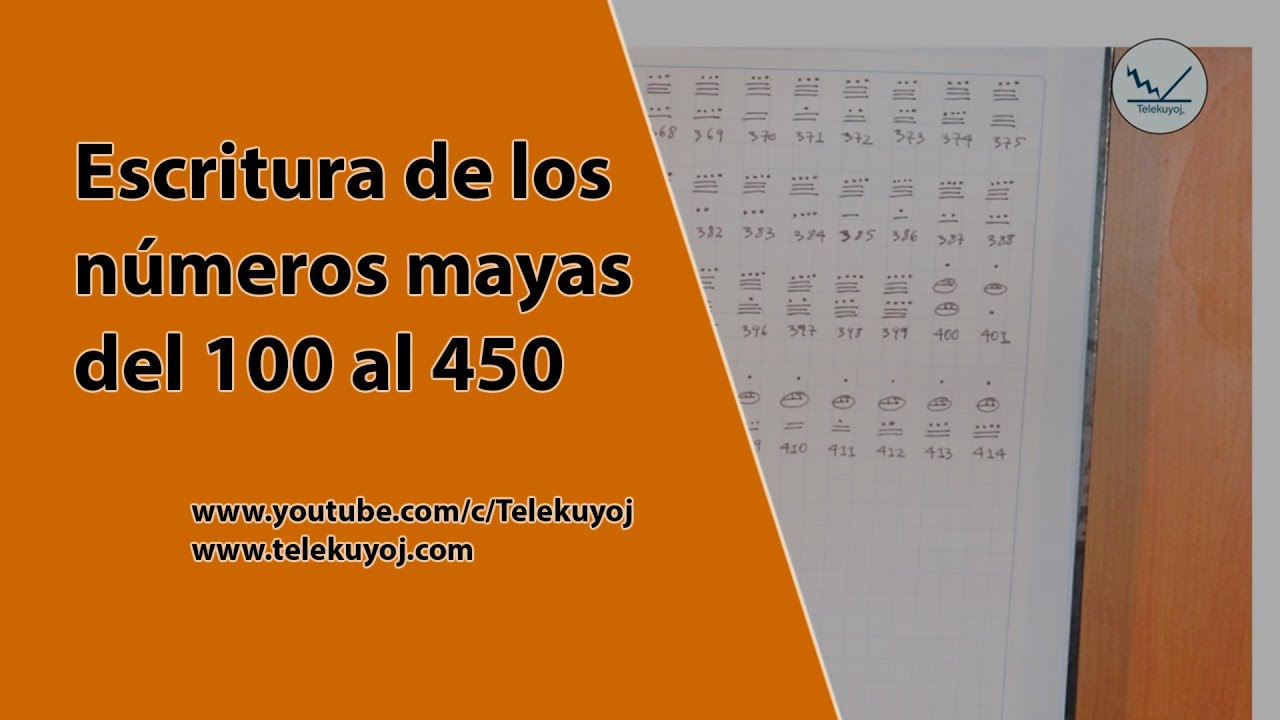 Los números mayas del 100 al 450 - YouTube