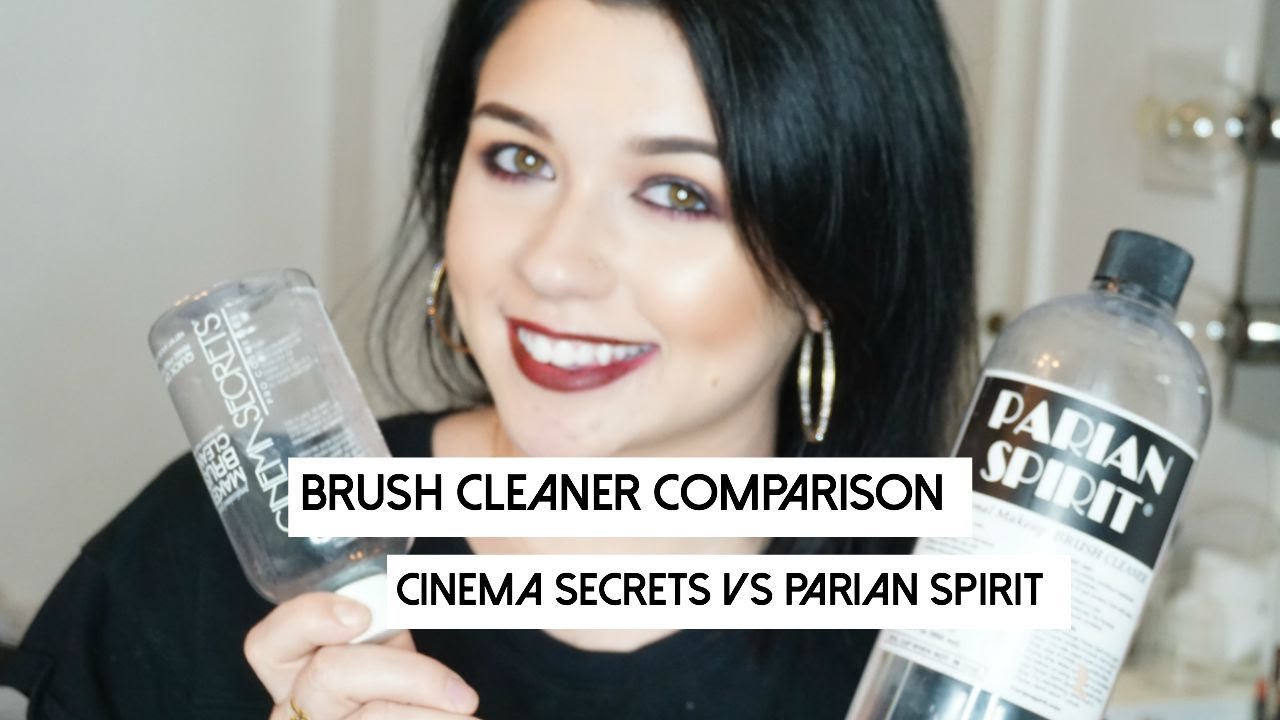 Cinema Secrets vs. Parian Spirit Review Brush Cleaner Comparison YouTube