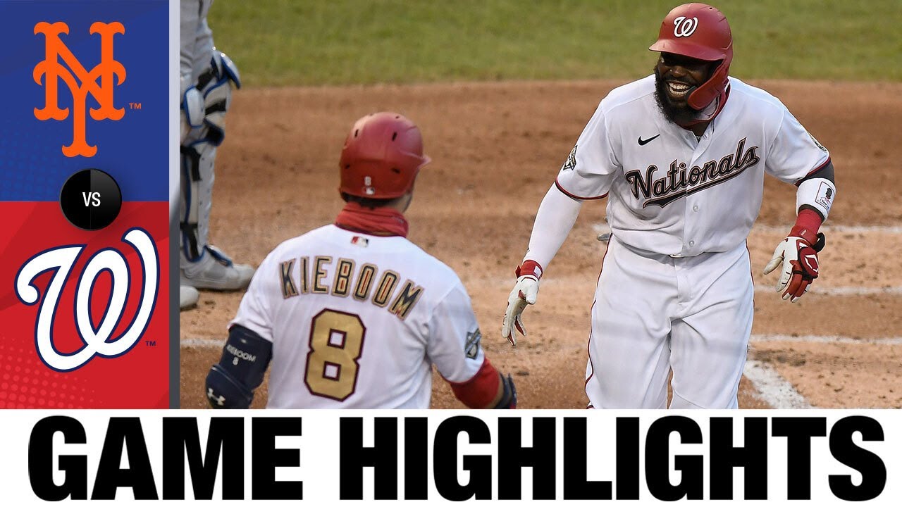 Howie Kendrick, Josh Harrison lead Nats to win | Mets-Nationals Game Highlights 8/4/20