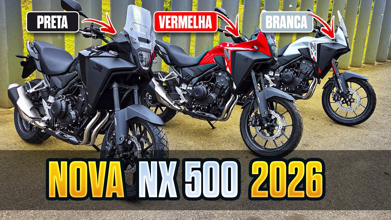 NOVA NX 500 2026 | Avaliação Completa (Painel Digital, Ficha Técnica, Cores e Muito Mais!)