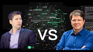 Sam Altman vs Yann Lecun | Lex Fridman Interview Analysis with InfraNodus AI