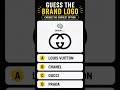 Guess The Brand Logo 🧠 Only 1% Can Get This Right! 😳🔥