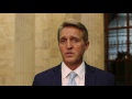 Senator Flake talks to reporters after shooting of Rep. Scalise, four others
