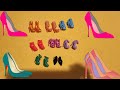 Unboxing gorgeous barbie heels collection  stylish and trending barbie stilettos footwear viral