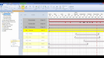 Powerproject v14.0.02 New Features - Display Hammocks