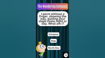 The Wandering Compass: Ready to navigate this riddle? #puzzlesolving #riddles #braintease