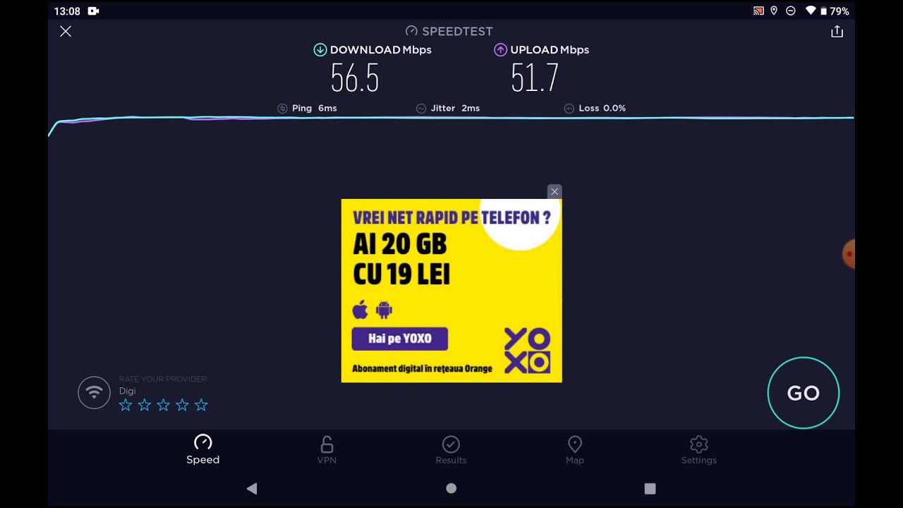 Super Fast WiFi Speed up to 318 Mbps on Vastking Kingpad K10 Android 10 Tablet