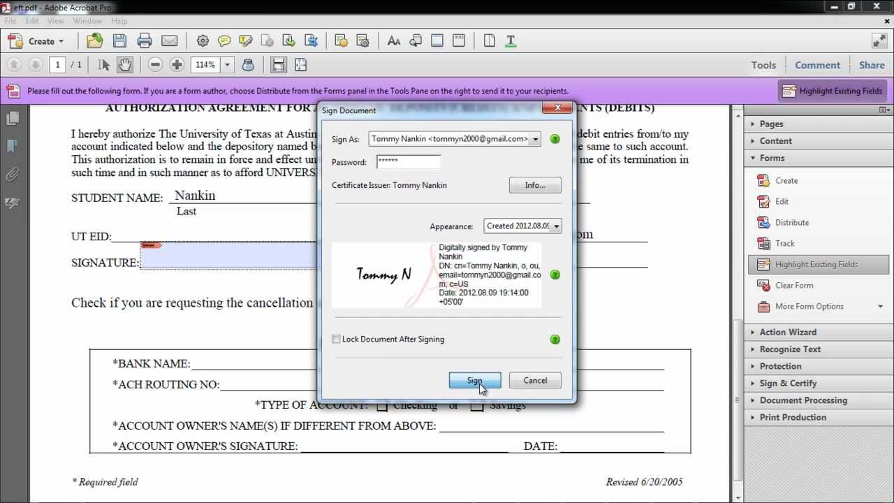 How to Create a Digital Signature in Acrobat