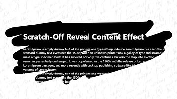 Scratch-Off Reveal Content Effects HTML CSS and p5 js