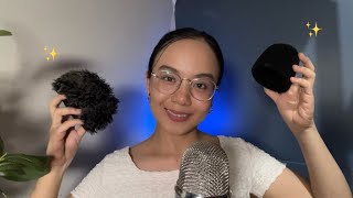 ASMR Mic Cover Triggers (pumping, scratching, bug searching)