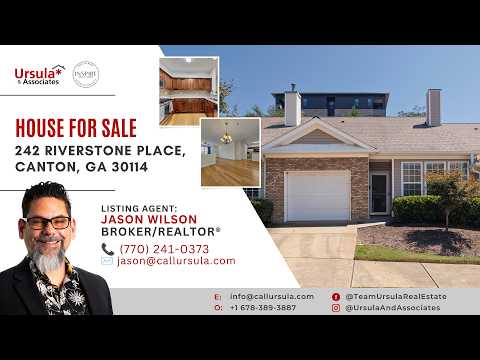 242 Riverstone Place, Canton, GA home video tour