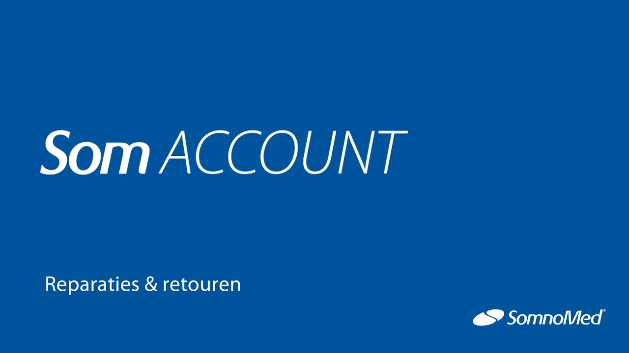SomACCOUNT: Reparaties & retouren