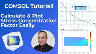 COMSOL Tutorial: Stress Concentration Factor | Plane Stress & Parametric Sweep!