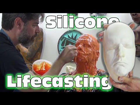 Silicone Face Cast With CopyCat Silicone