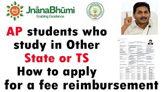 AP students who study in Other State or TS How to apply  fee reimbursement