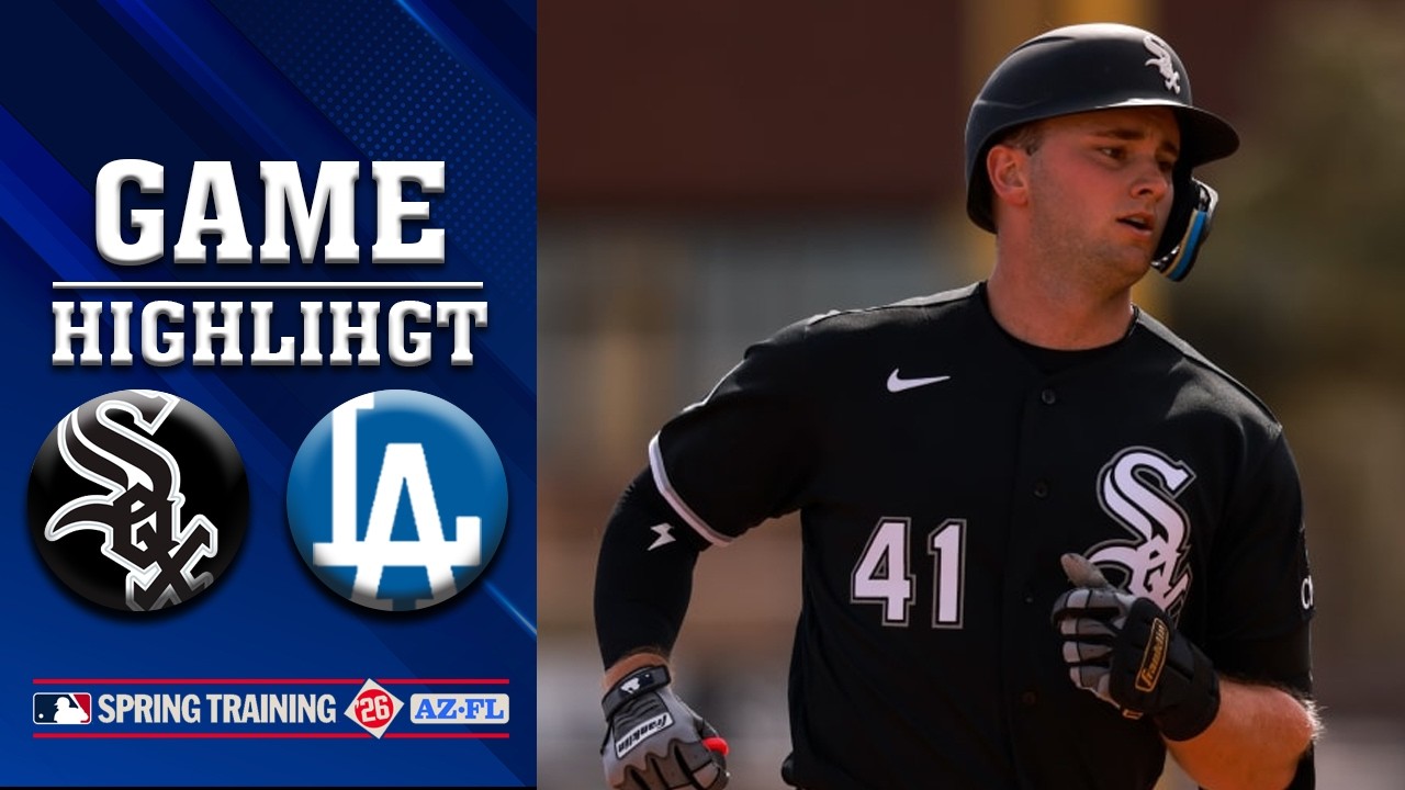 Chicago White Sox Score 4 Runs in a Single Inning vs LA Dodgers | Game Highlight