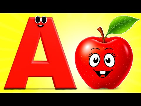 ABC Alphabet Song | A Is for Apple & rhymes | Learn A to Z Letters | Learn A to Z Alphabet & Phonics