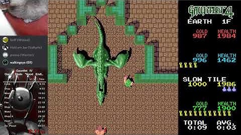 Gauntlet IV - 4 player speedrun, with commentary