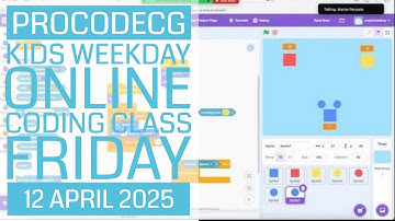 ProCodeCG Kids Weekday Coding Class - Friday - 11 April 2025