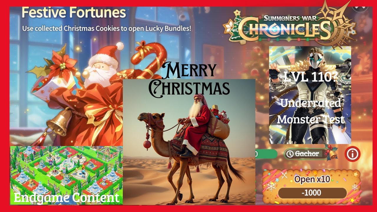 Christmas Event, Monster Lvl 110? [Summoners War Chronicles]
