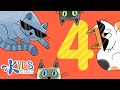 Cats, Umbrellas, and the Number Four