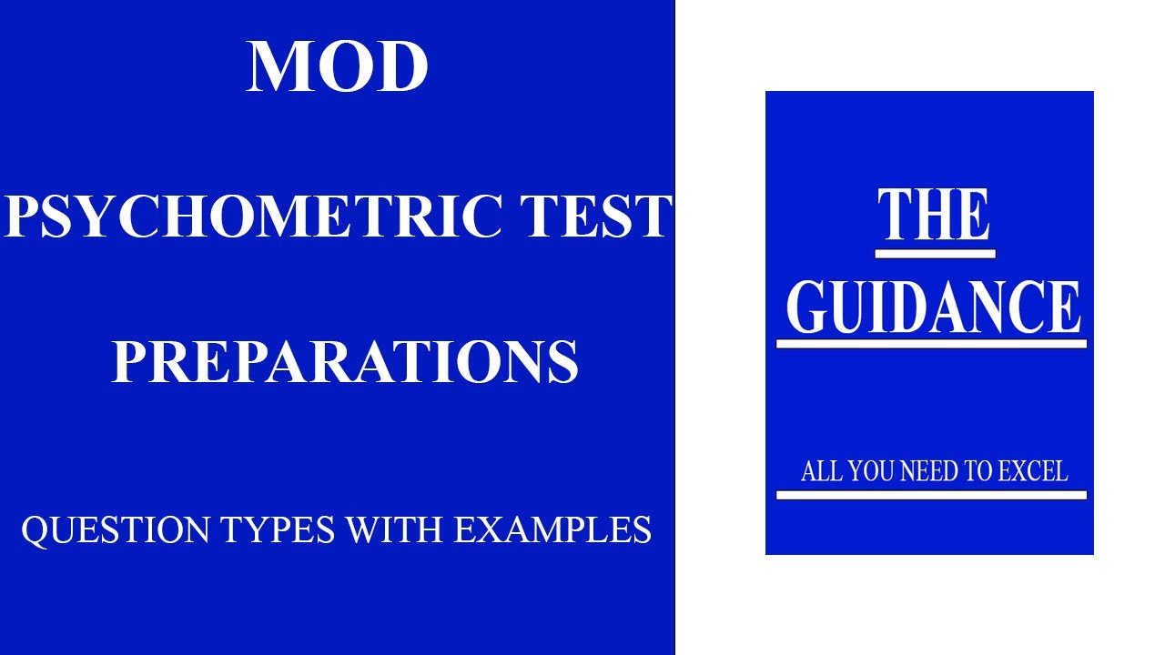 MOD PSYCHOMETRIC/PSYCOLOGICAL TEST PREPARATION I MOD PSCHOMETRIC TEST QUESTIONS I MOD JOBS 2021