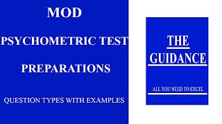 MOD PSYCHOMETRIC/PSYCOLOGICAL TEST PREPARATION I MOD PSCHOMETRIC TEST QUESTIONS I MOD JOBS 2021