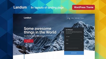 Landium - App & Landing Page WordPress Theme Pack | Themeforest Website Templates and Themes