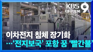이차전지 침체 장기화…‘전지보국’ 포항 꿈 ‘빨간불’ / KBS  2024.10.11.