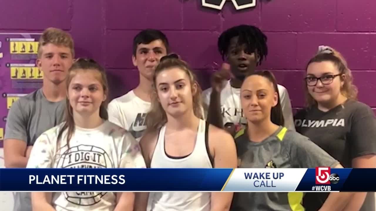 newspaper mockup Wake Up Call from Planet Fitness