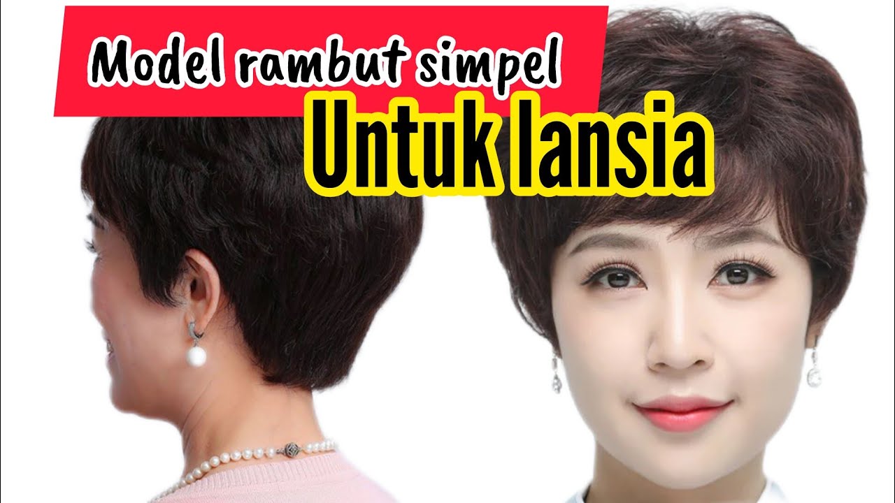 Live sekarang‼️ Model rambut simpel untuk lansia ️ - YouTube