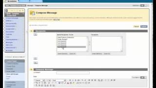 Blackboard Messages Tool