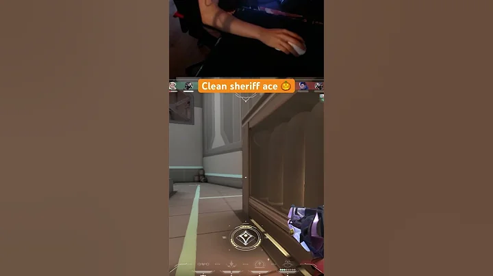 Satisfying sheriff ace 🎃 #valorant #lowsens #valorantclips #shorts